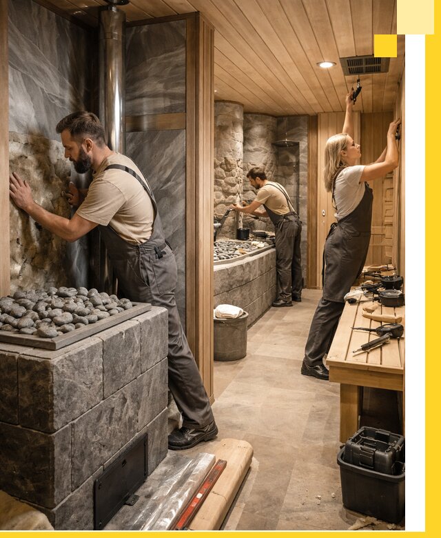 Строительство бань и SPA процедур в Сегеже под ключ и отделкой