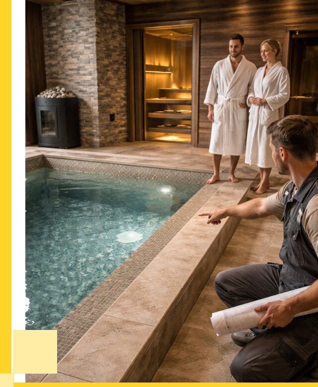 Проект бани с бассейном под ключ в Сегеже от 67633 р. | ЭриданСгж