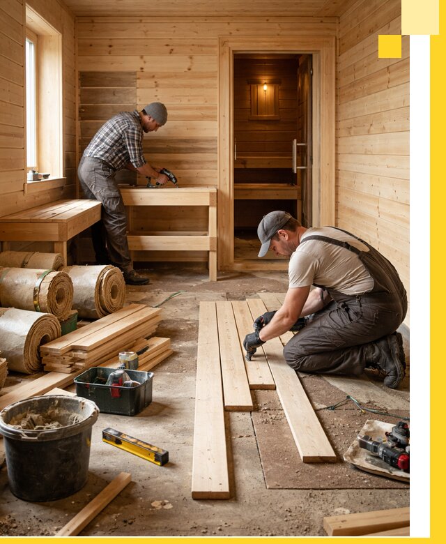 Индивидуальный проект бани с комнатой отдыха под ключ в Сегеже