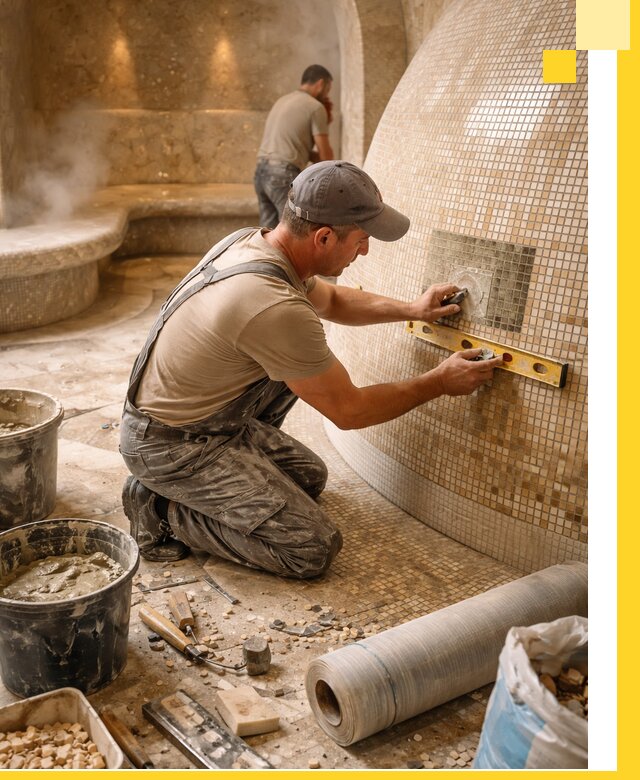 Хамам под ключ в Сегеже: проектирование, строительство, отделка