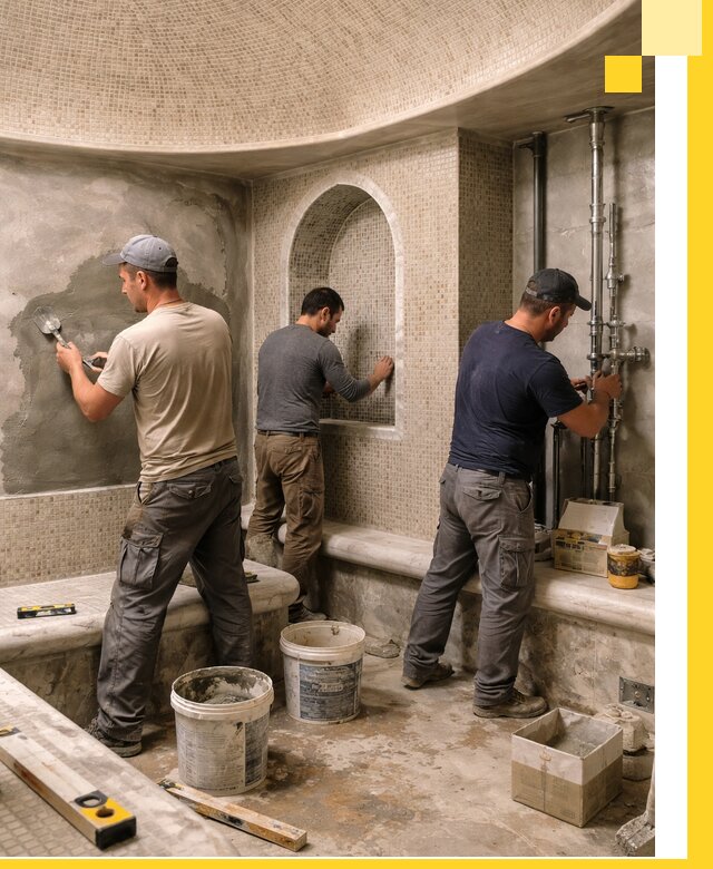 Профессиональный монтаж хамамов под ключ в Сегеже с гарантией