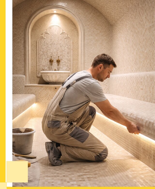 Отделка хамамов под ключ в Сегеже от 5723 р. | ЭриданСгж