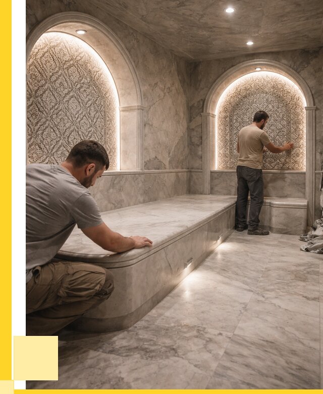 Турецкие бани под ключ в Сегеже от 260125 р. | ЭриданСгж