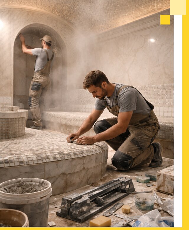 Профессиональный дизайн хамама и SPA под ключ в Сегеже