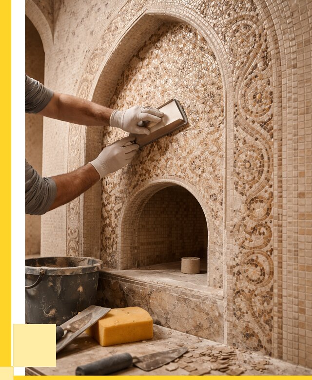 Мозаика для хамама в Сегеже под ключ от 5203 р. | ЭриданСгж