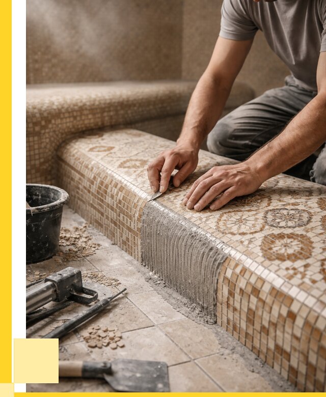 Плитка для хамама под ключ в Сегеже от 3642 р. | ЭриданСгж