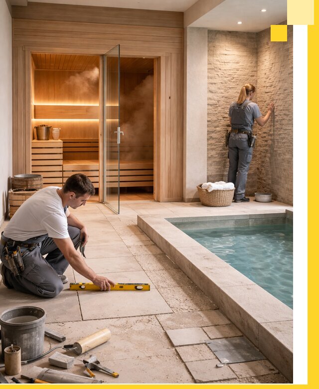 Комплексный дизайн и отделка интерьеров SPA под ключ в Сегеже